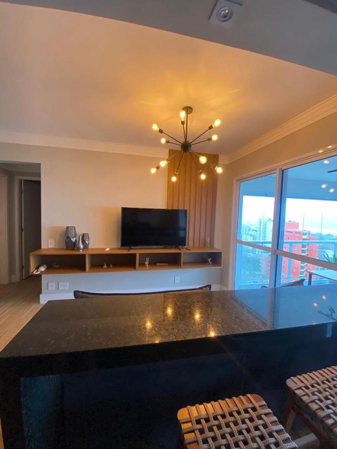 Apto 15º Andar - Varanda Vista Mar - Enseada Apartman Guarujá Kültér fotó