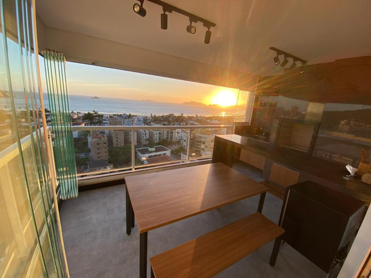 Apto 15º Andar - Varanda Vista Mar - Enseada Apartman Guarujá Kültér fotó